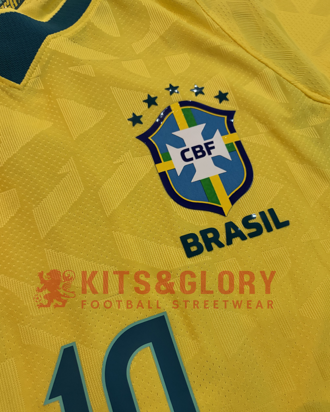 On Hand - 2026 Brazil Home Player Issue Custom (Neymar Jr) - SMALL