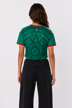 Mexico Women's Cropped Jersey (Home)