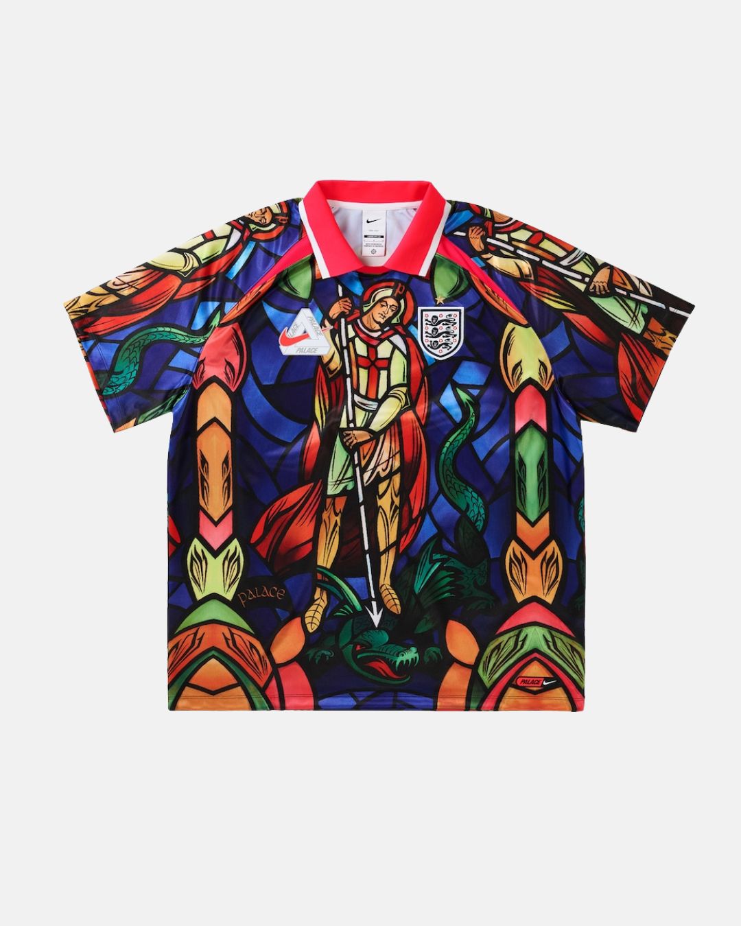 2026 England Streetwear Football Shirt (Crimson)