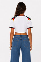 Germany Women's Cropped Jersey (Home)