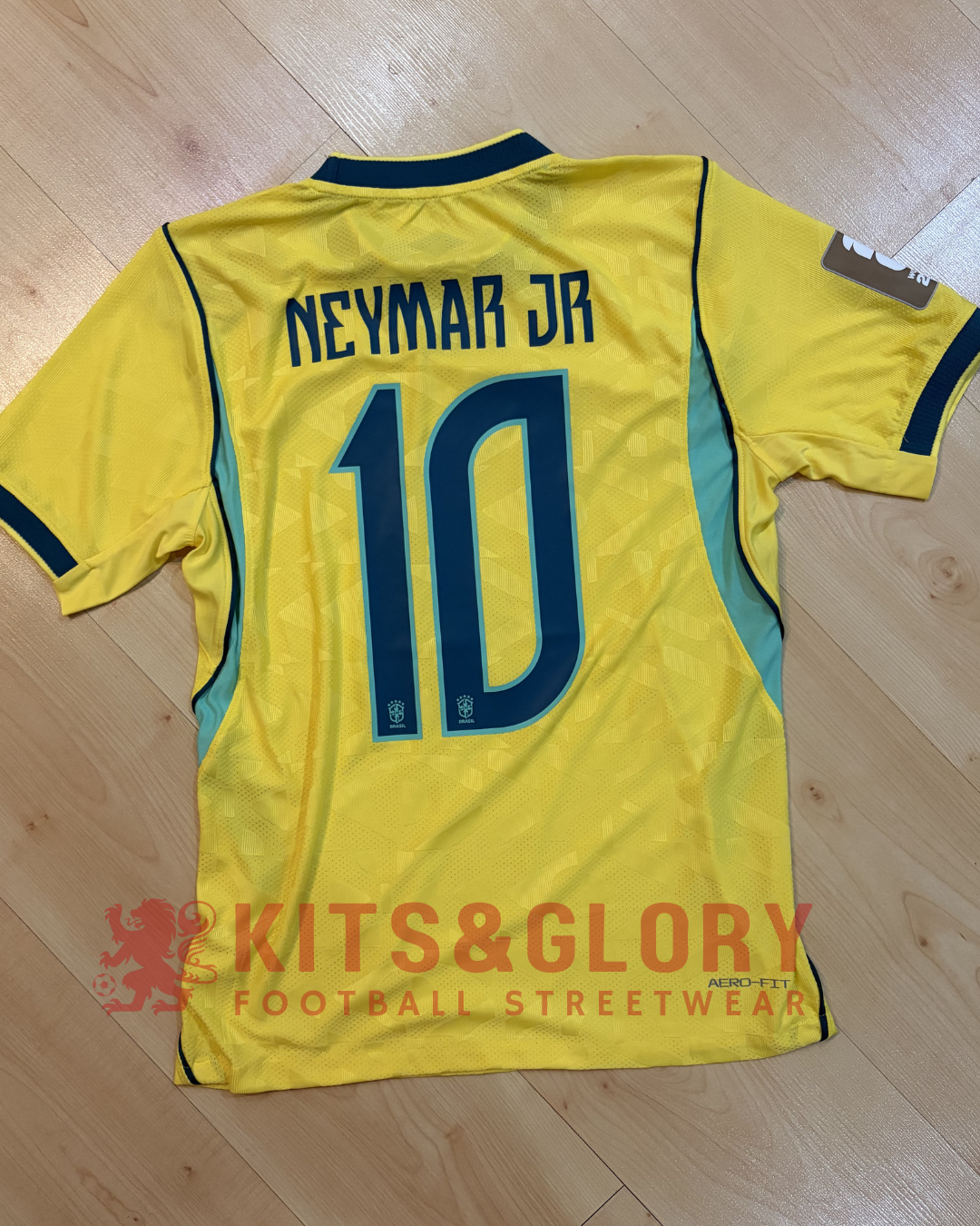 On Hand - 2026 Brazil Home Player Issue Custom (Neymar Jr) - SMALL