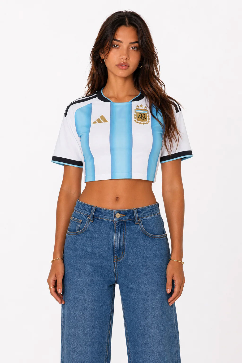 2026 Argentina Women's Cropped Jersey (Home)